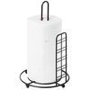 Basicwise Paper Towel Roll Holder Stand, Black QI003808